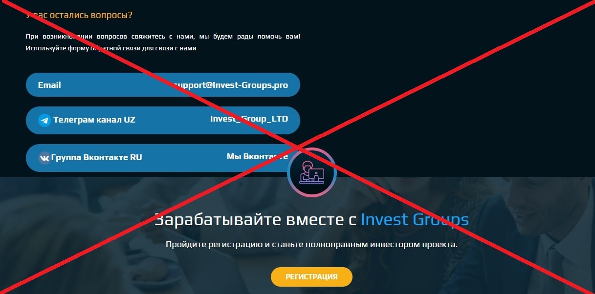 Invest Groups - реальные отзывы и обзор invest-groups.pro